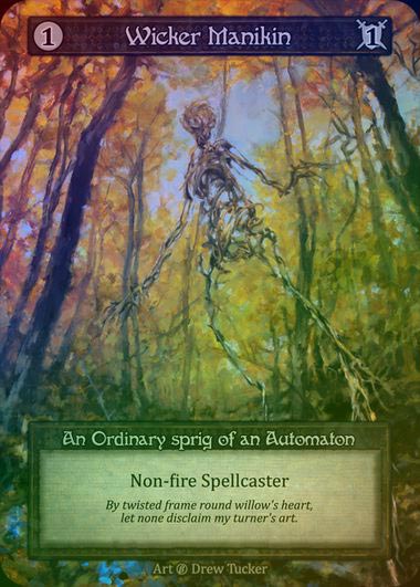 【FOIL】[Artifact] Wicker Manikin [beta-Ordinary]